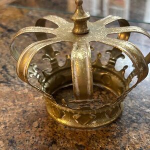 Gold Crown Decorative Accent